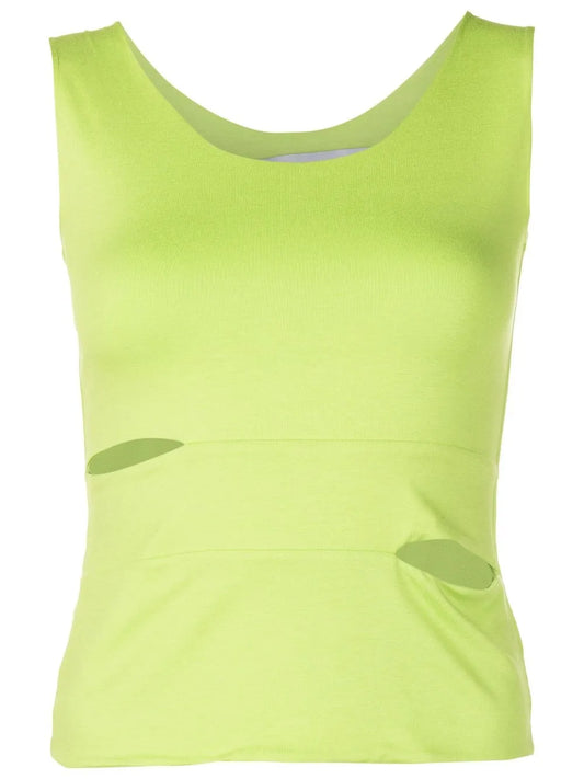 Cut-Out Sleeveless Tank