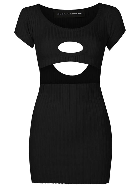 Cut-Out Detail Short Dress