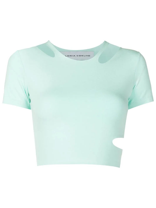 Cropped Cut-Out Detail Top