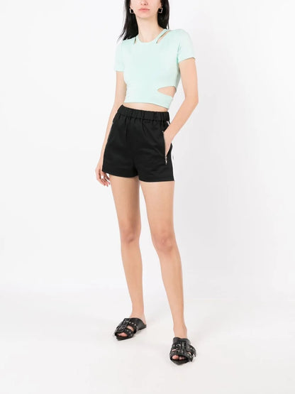 Cropped Cut-Out Detail Top