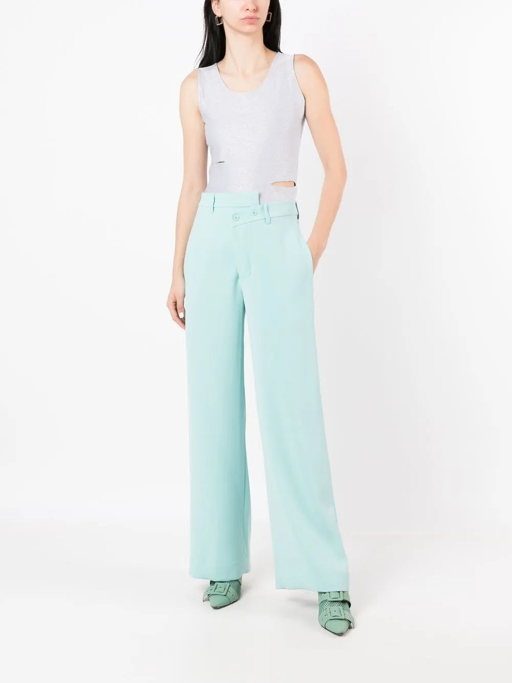 Glittered Cut-Out Top