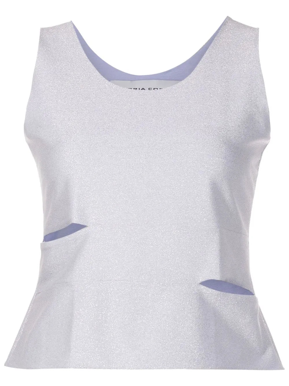 Glittered Cut-Out Top
