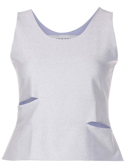 Glittered Cut-Out Top