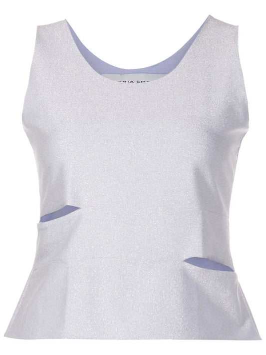 Glittered Cut-Out Top