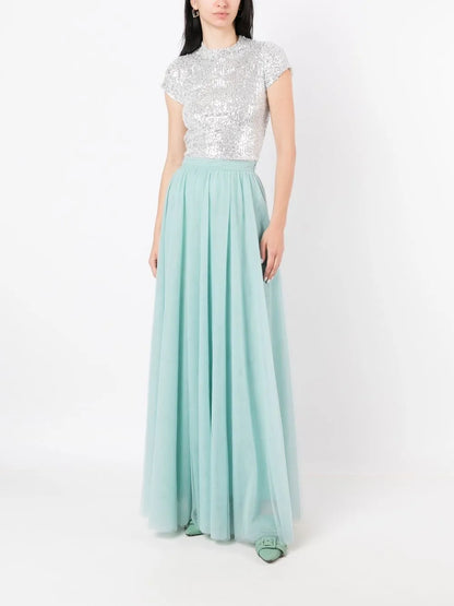 Tulle Maxi Skirt