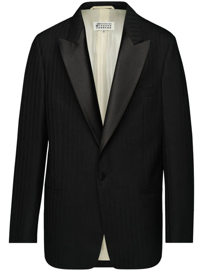 Single-Breasted Wool Blazer