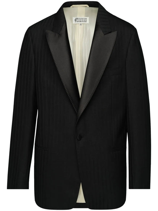 Single-Breasted Wool Blazer