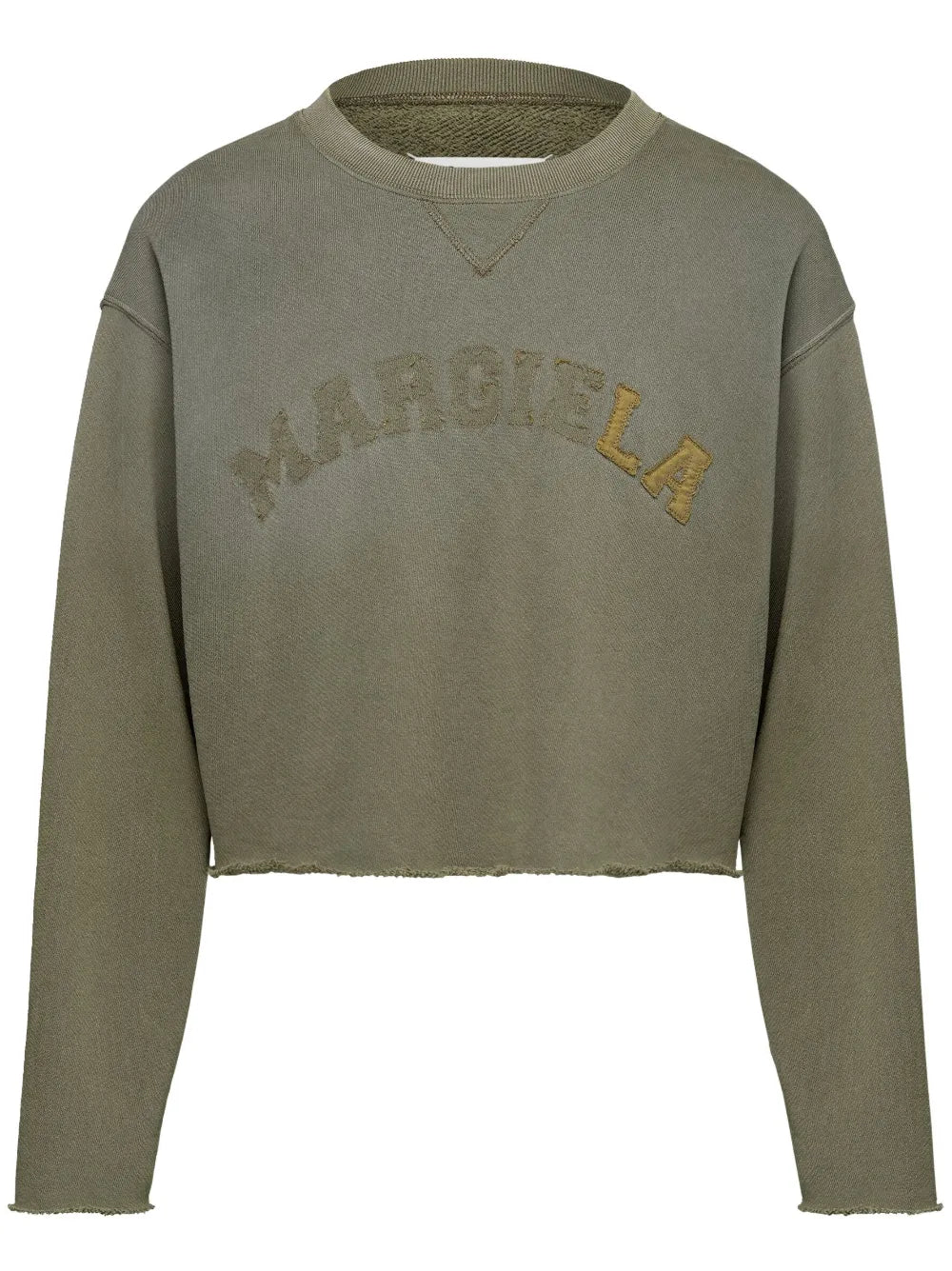 Logo-Print Cropped Sweatshirt
