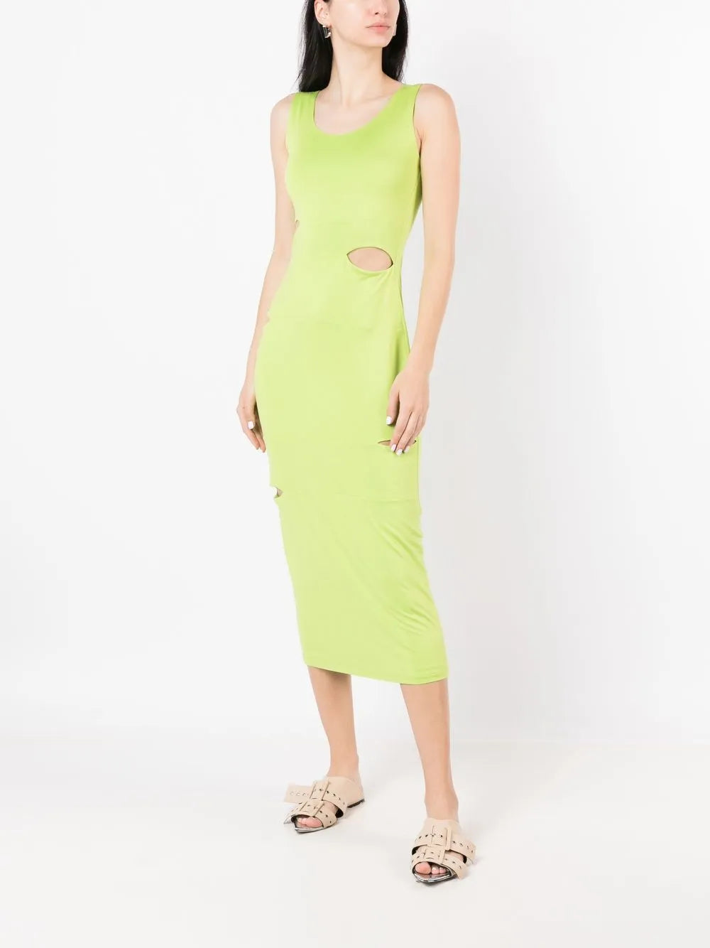 Cut-Out Midi Dress