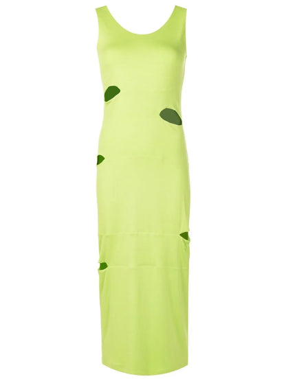 Cut-Out Midi Dress
