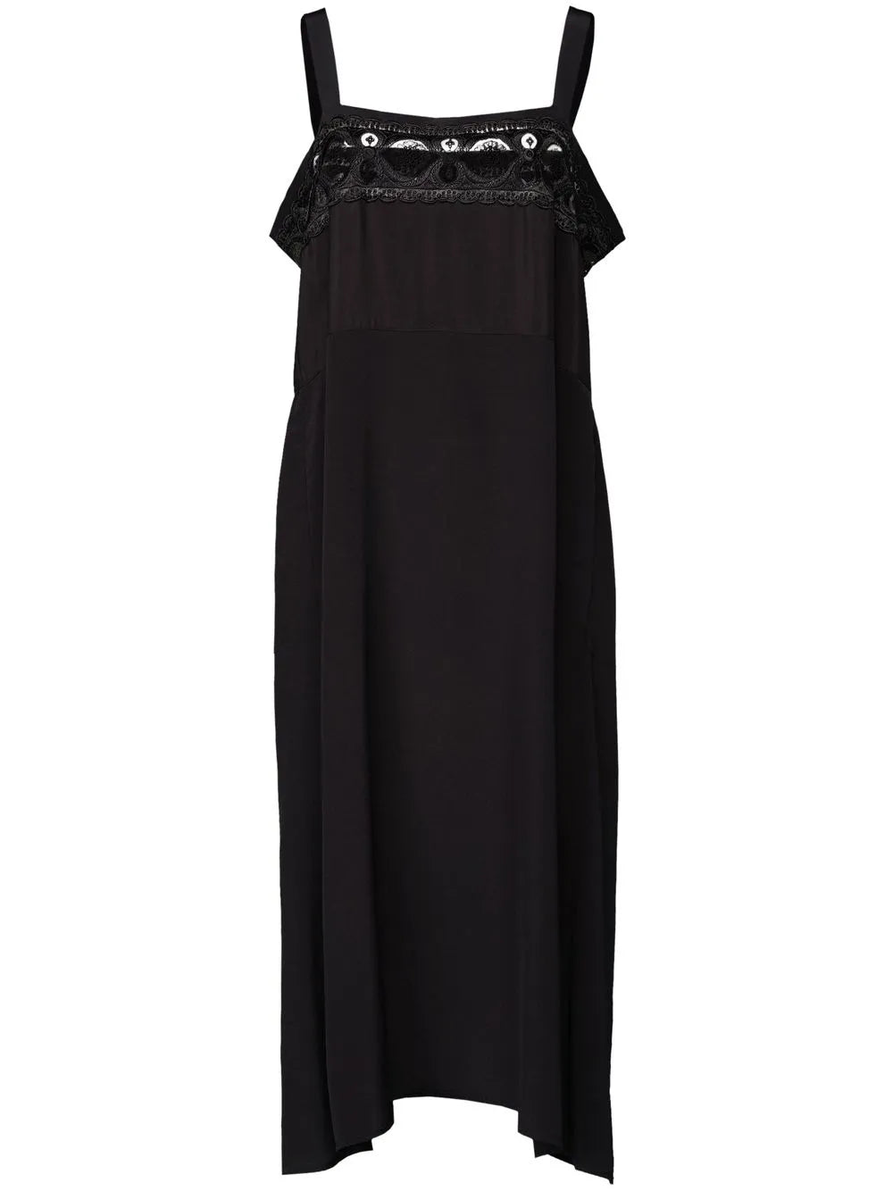 Embroidered Midi Dress