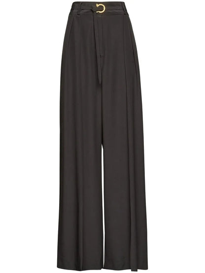 Belted Palazzo Trousers