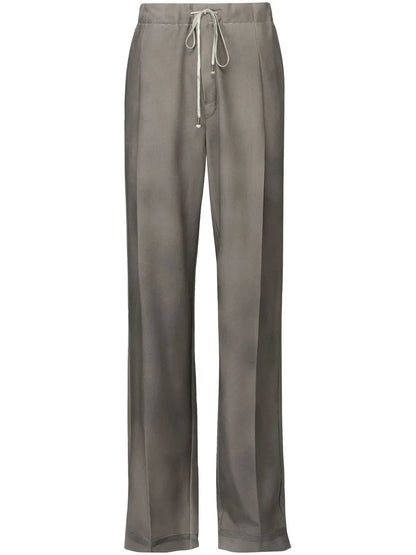 Wide-Leg Wool Trousers