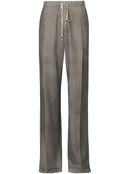 Wide-Leg Wool Trousers