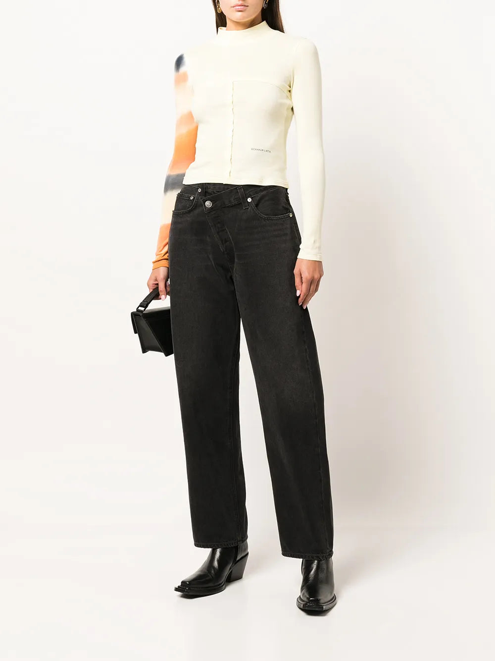 Lapped Baby Long-Sleeve Top