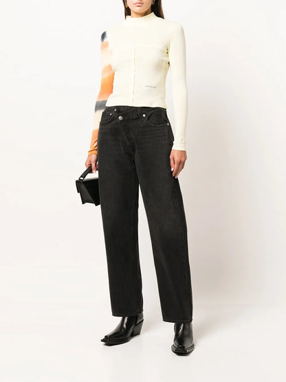 Lapped Baby Long-Sleeve Top