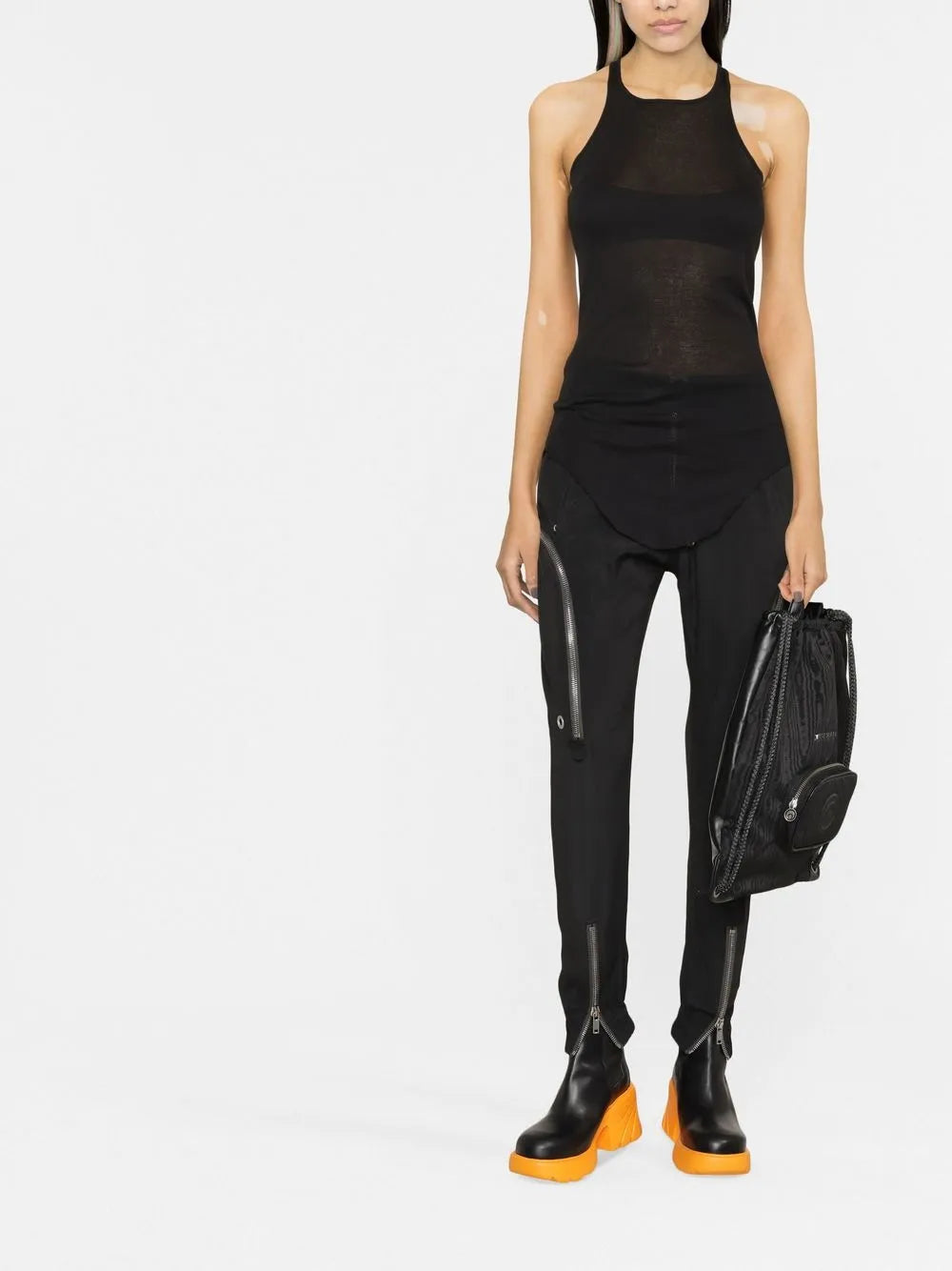 Raw-Cut Hem Tank Top