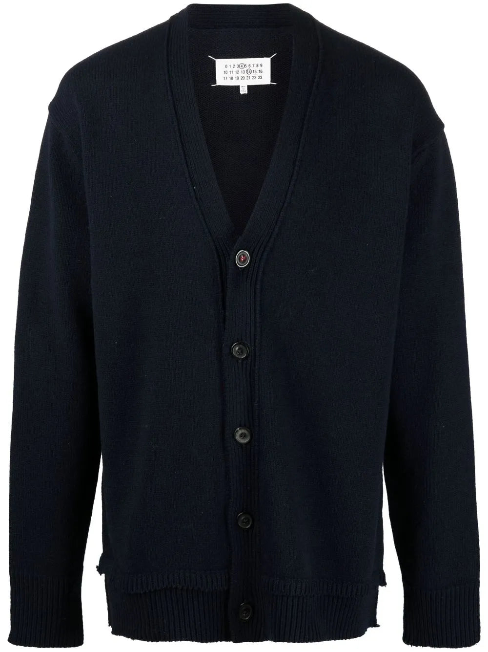 Elbow-Patch V-Neck Cardigan