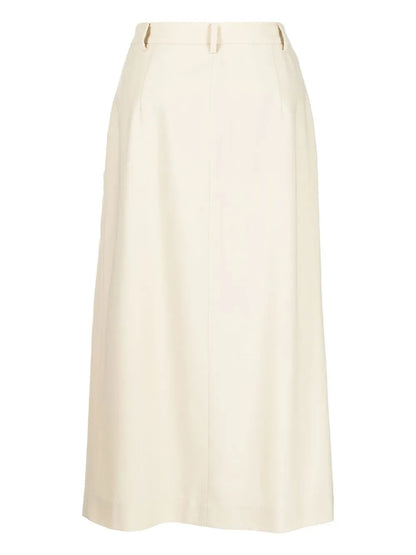 High-Waisted Midi Skirt
