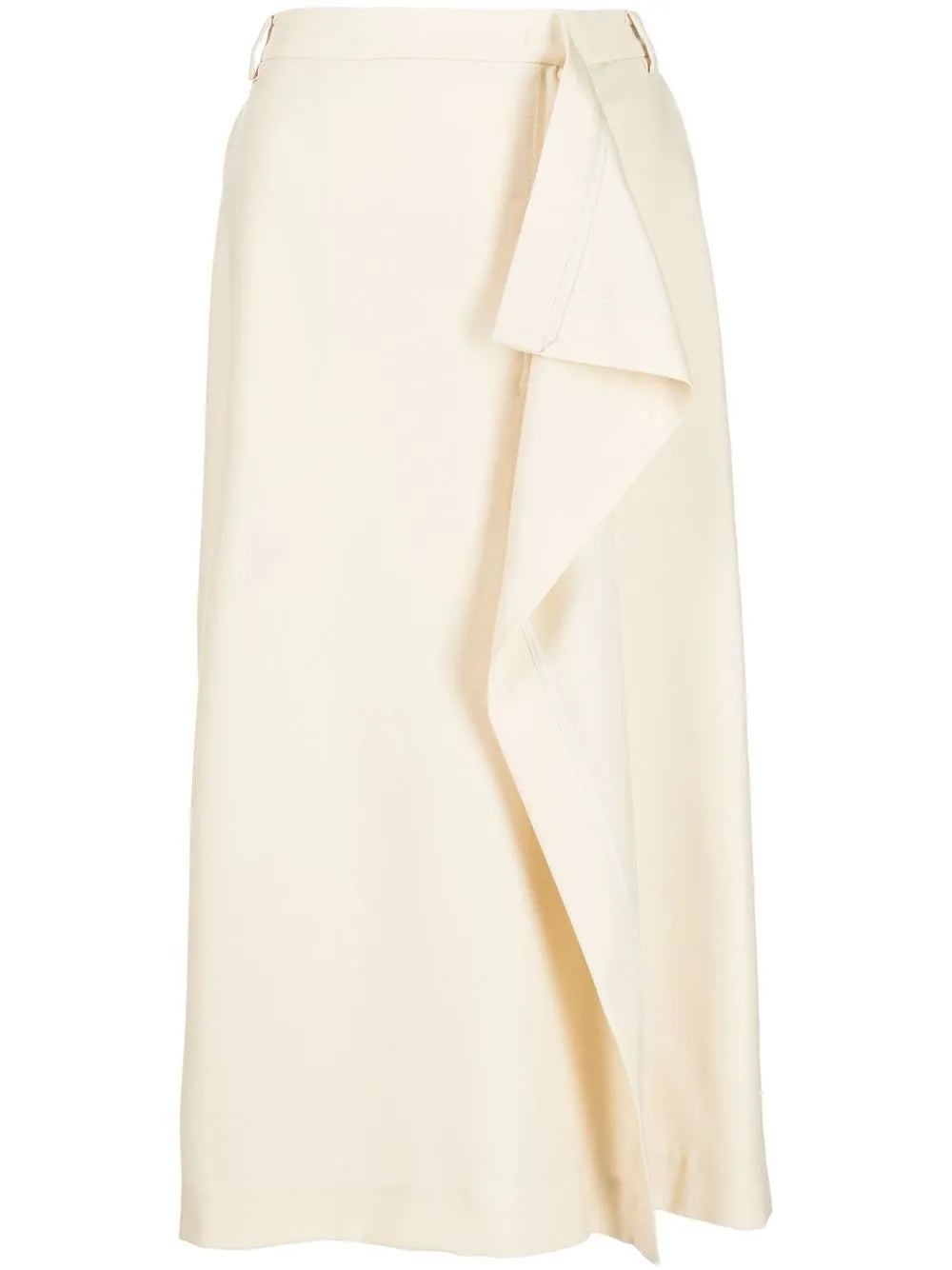 High-Waisted Midi Skirt