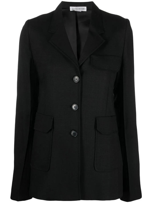 Single-Breasted Tailored Blazer
