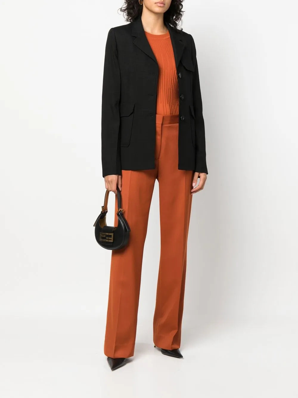 Single-Breasted Tailored Blazer