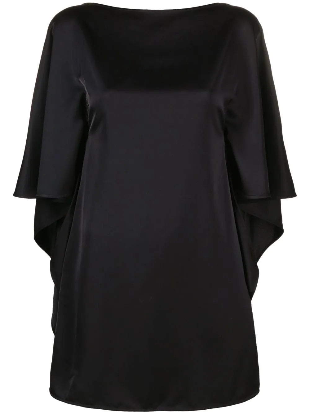 Batwing-Sleeve Mini Dress
