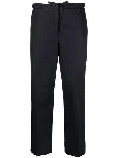 Drawstring Cropped Trousers