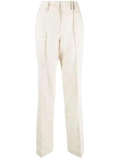 High-Waisted Tailored Trousers