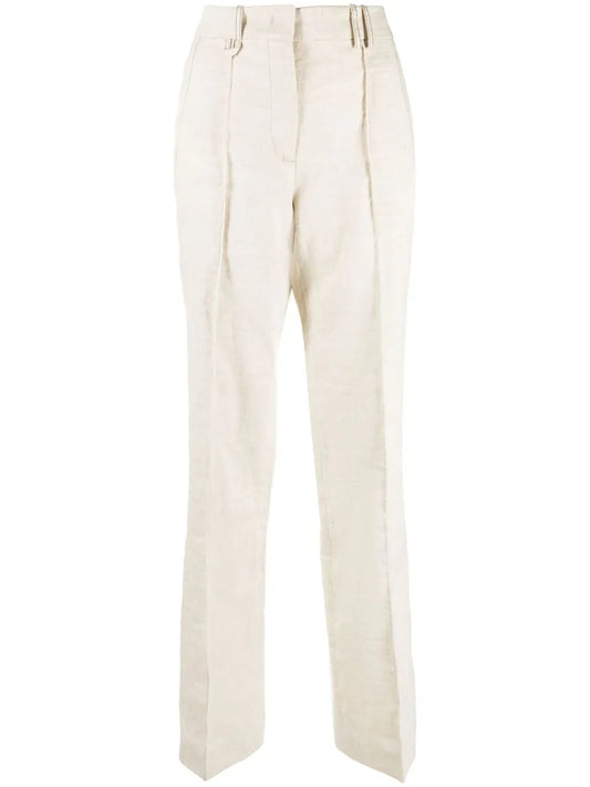 High-Waisted Tailored Trousers
