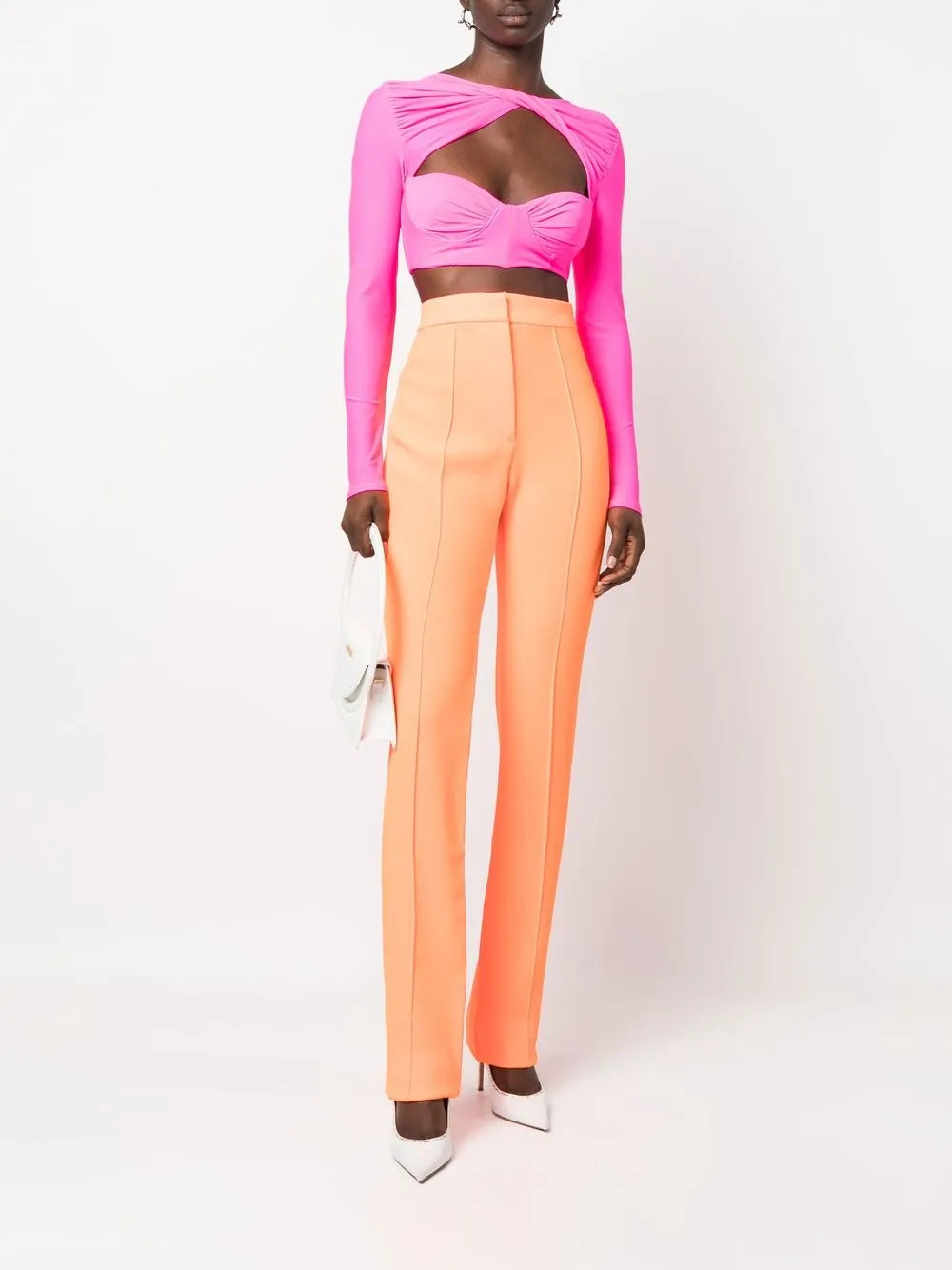 Straight-Leg Tailored Trousers