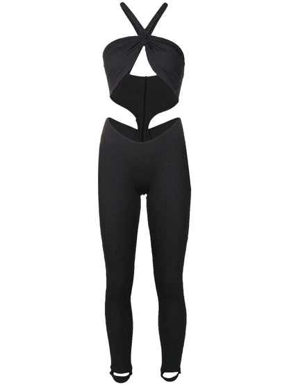 Cut-Out Detail Jumpsuit