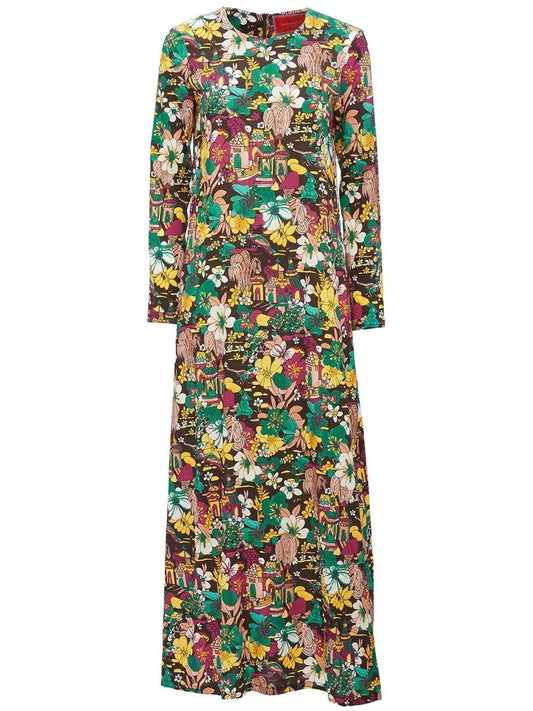 Swing Floral-Print Dress