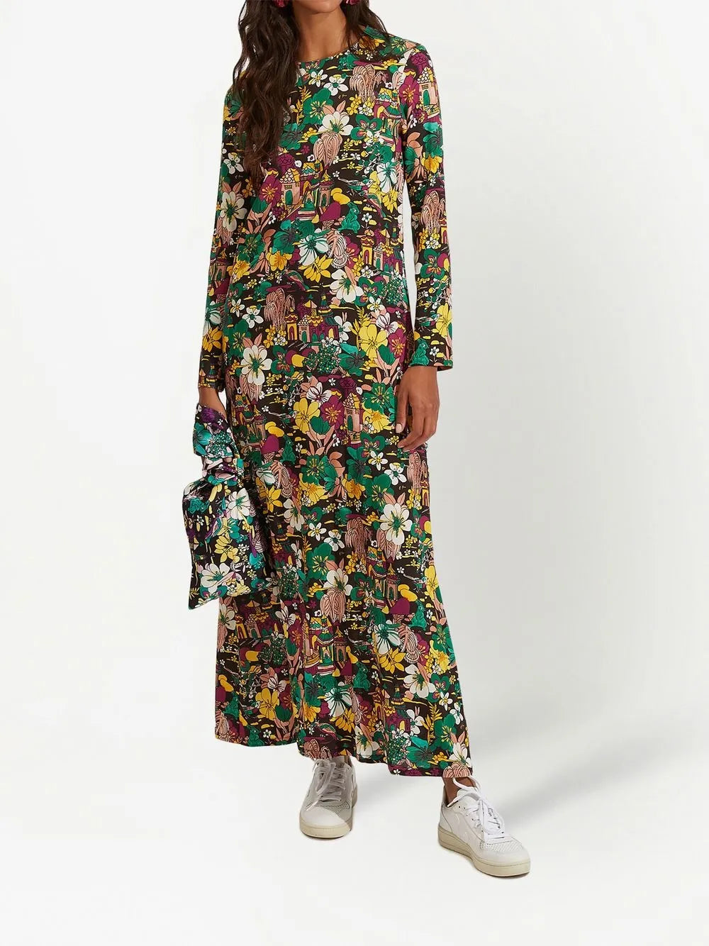 Swing Floral-Print Dress