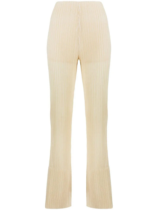 High-Waisted Straight-Leg Trousers