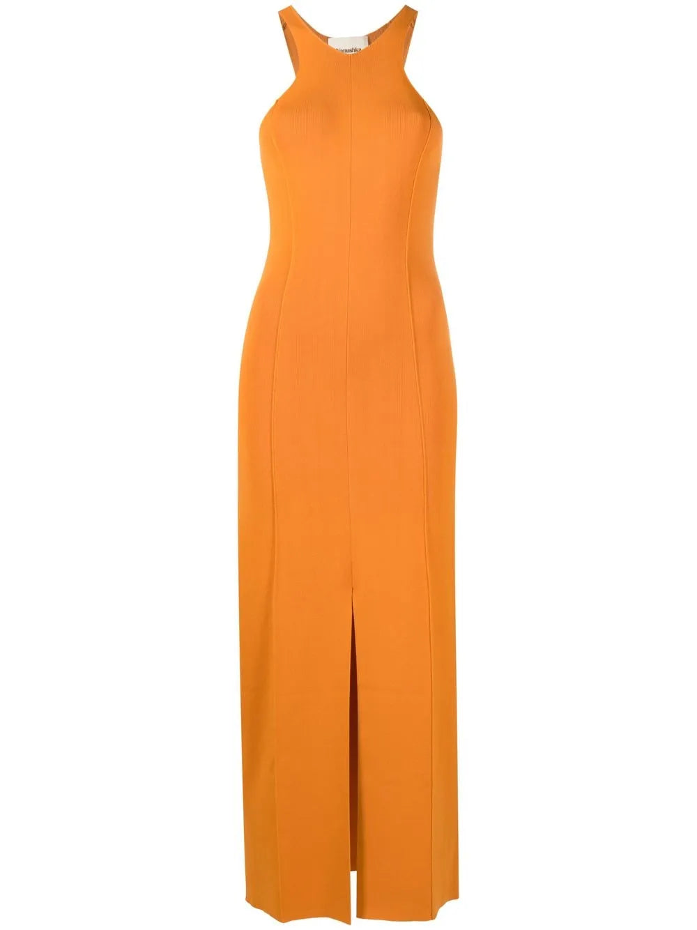 Sleeveless Fitted Midi Dress