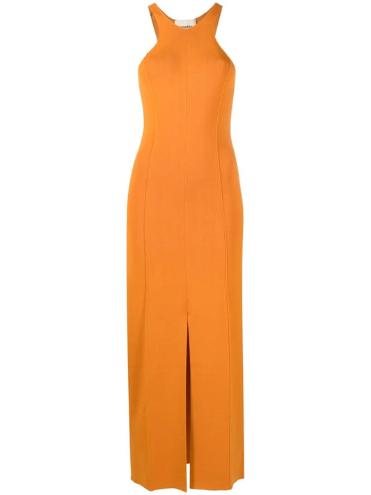 Sleeveless Fitted Midi Dress