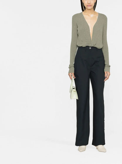 Straight-Leg Trousers
