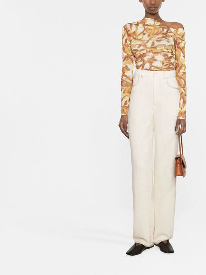 Straight-Leg Trousers