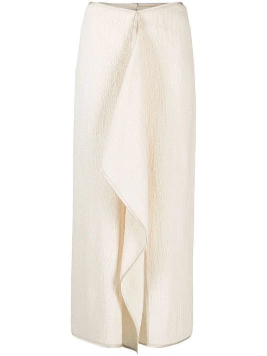 Draped Midi Skirt