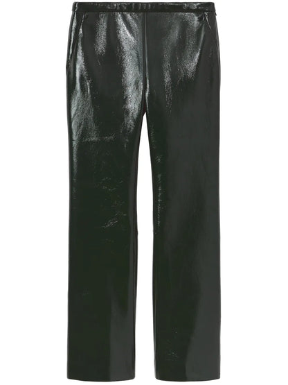 Vinyl Cropped Trousers