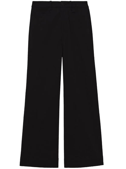 High-Waisted Cropped Trousers