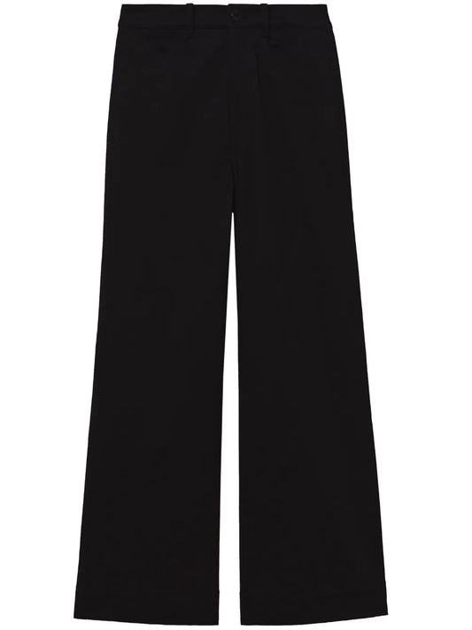 High-Waisted Cropped Trousers