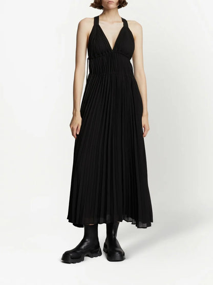 Broomstick Pleated Tank Dress