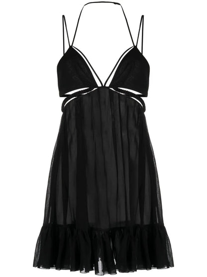 Cut-Out Strappy Minidress