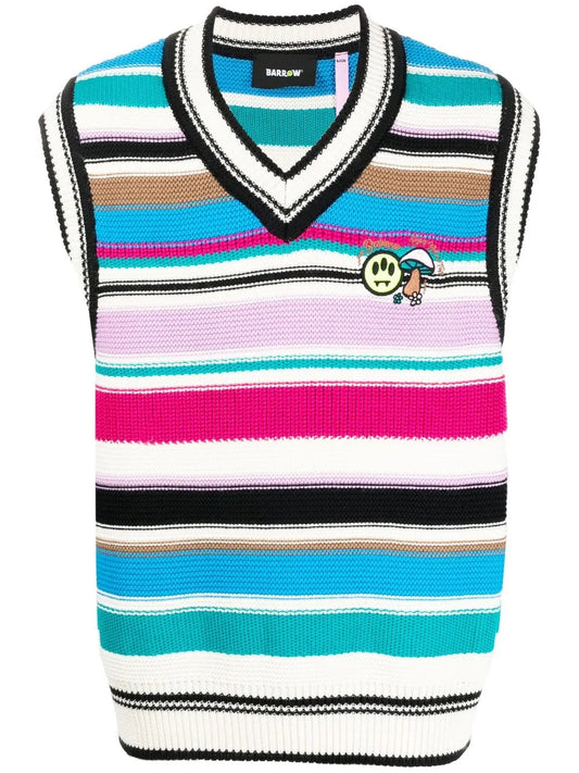 Striped Sleeveless Jumper