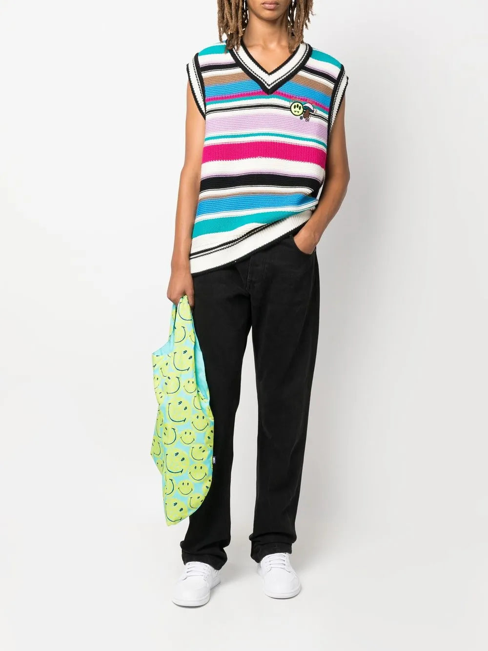 Striped Sleeveless Jumper