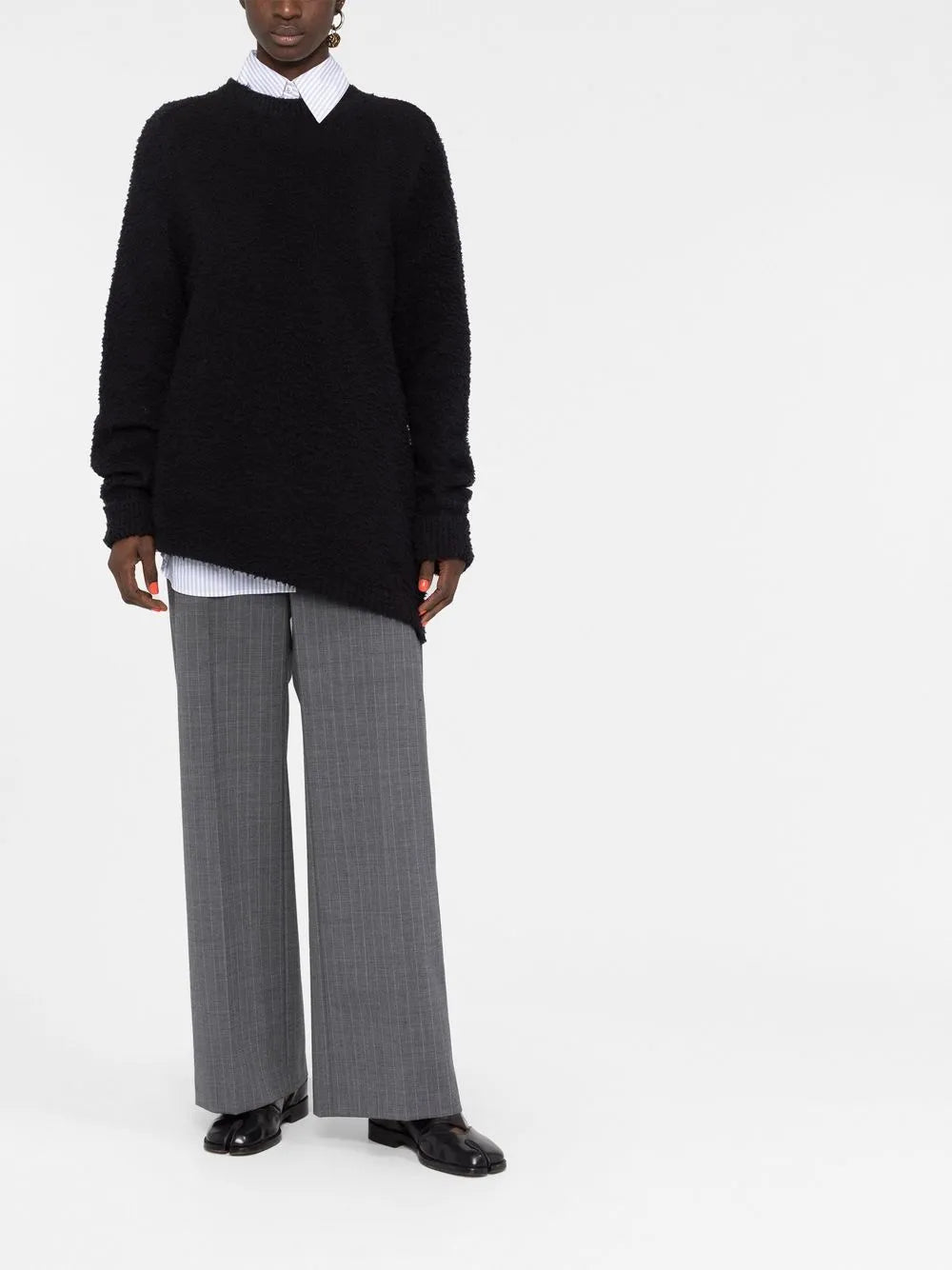 Four-Stitch Brushed Jumper