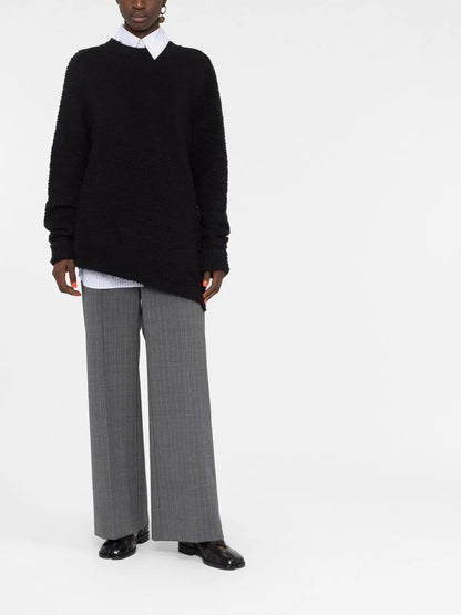 Four-Stitch Brushed Jumper