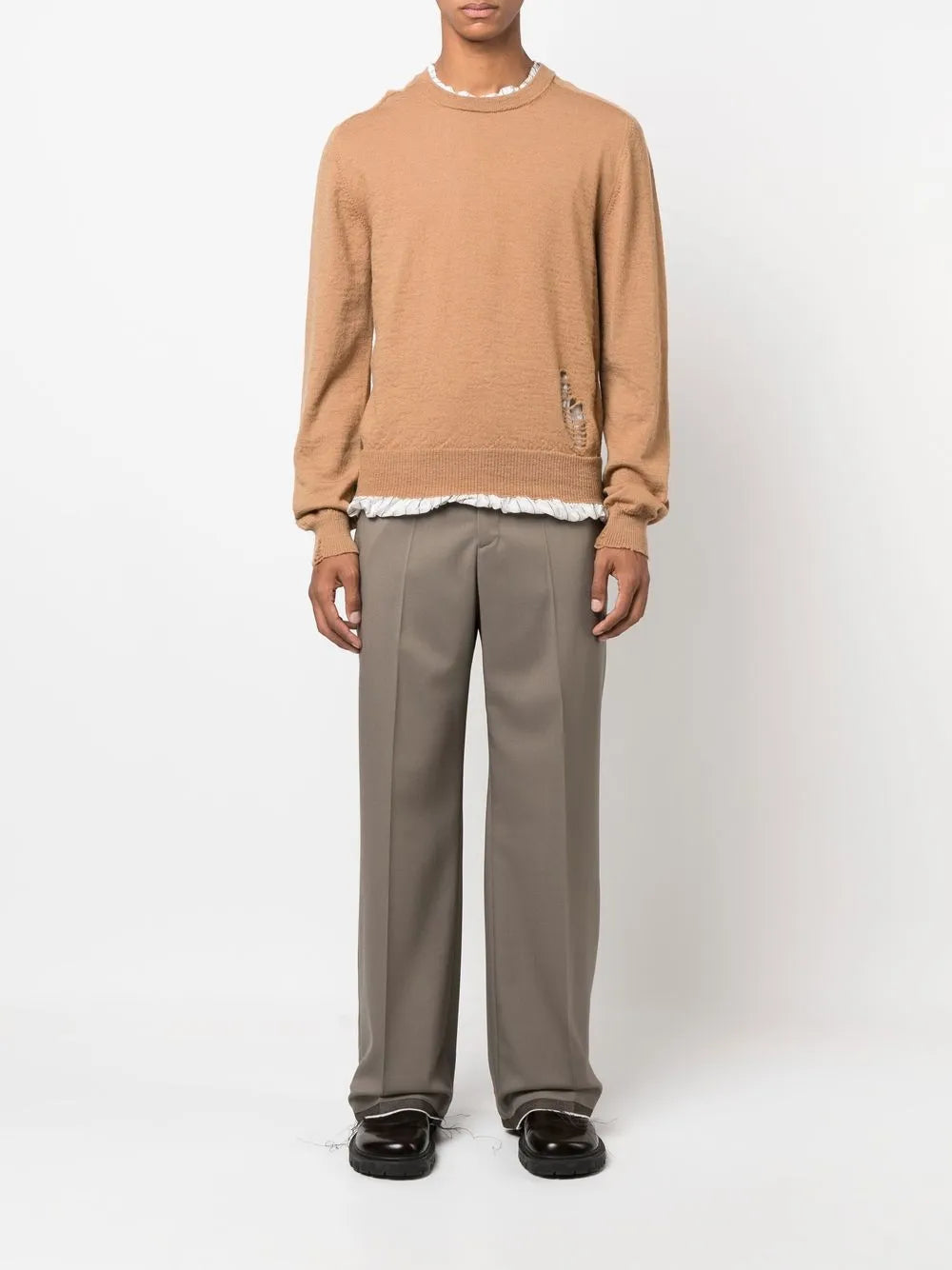 Distressed Wool Jumper